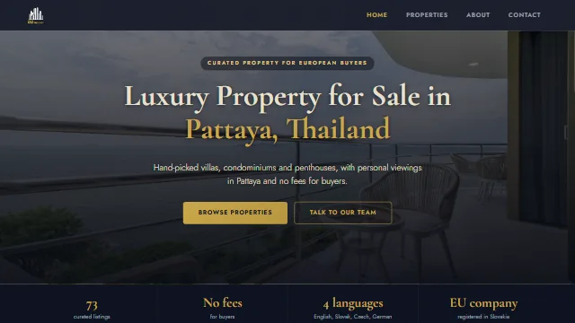 DD Property EU homepage